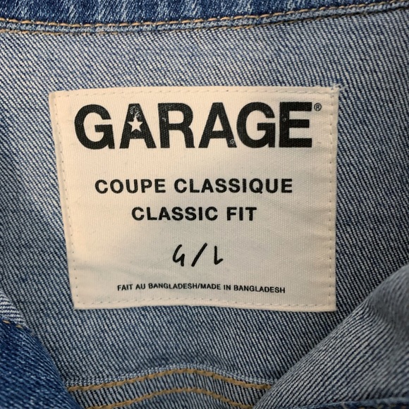 Garage Denim Jean Jacket - Large GUC - Picture 5 of 11